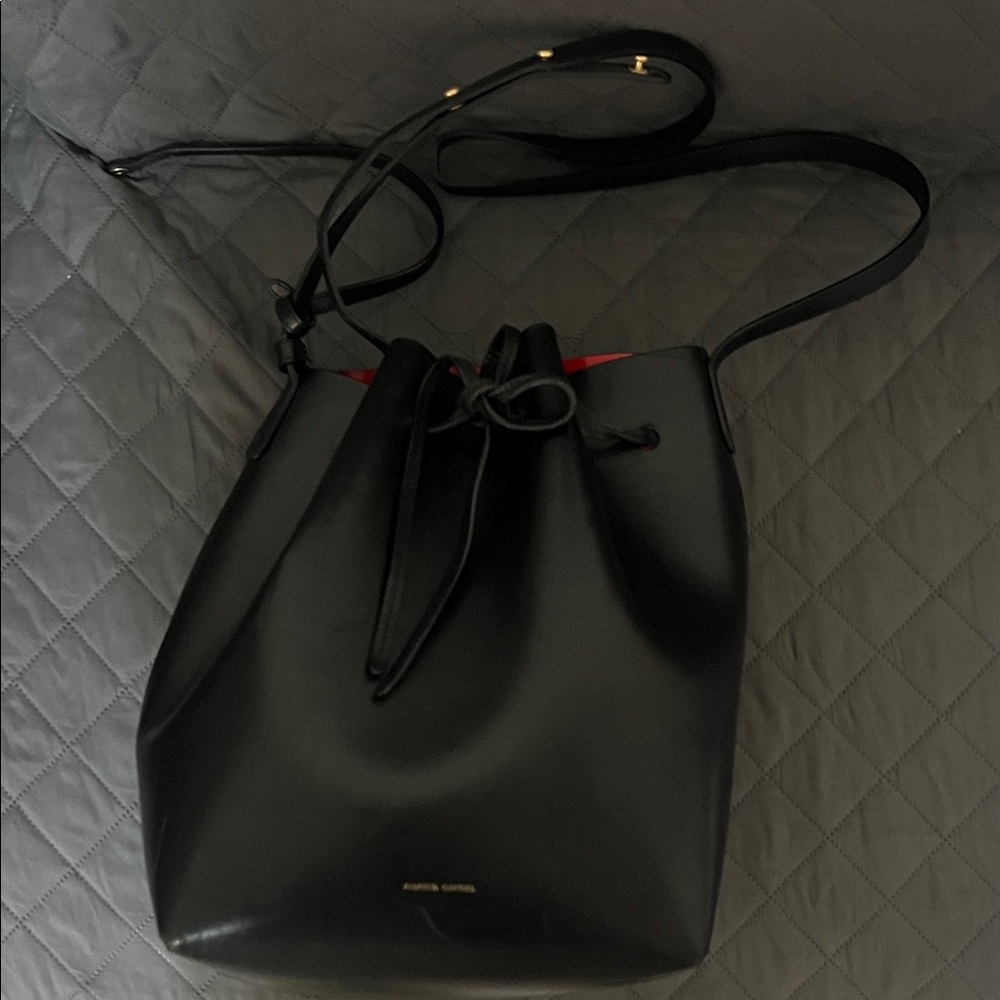 Black Bucket Bag